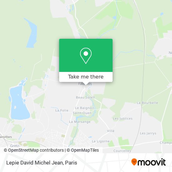 Lepie David Michel Jean map