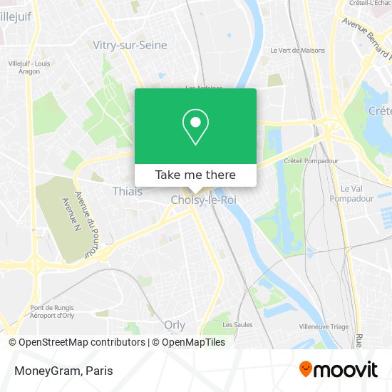 MoneyGram map