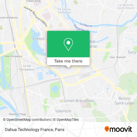Dahua Technology France map