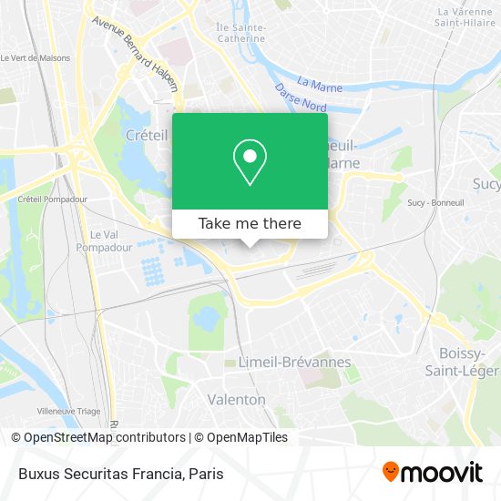 Buxus Securitas Francia map