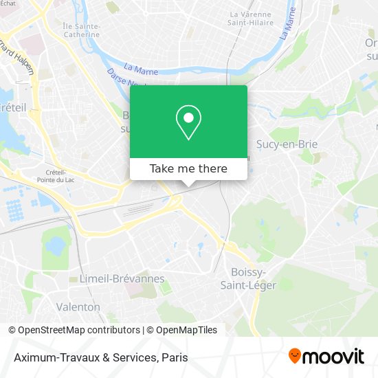 Mapa Aximum-Travaux & Services