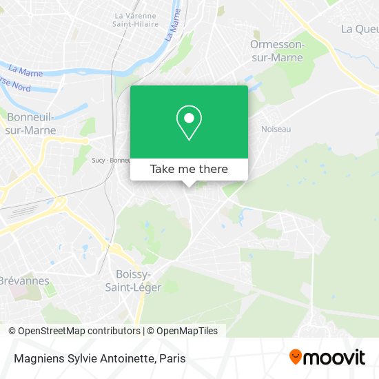 Magniens Sylvie Antoinette map