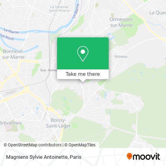 Mapa Magniens Sylvie Antoinette