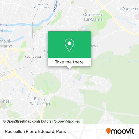 Mapa Roussillon Pierre Edouard