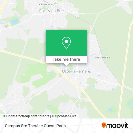 Campus Ste Thérèse Ouest map