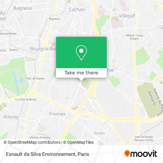 Esnault da Silva Environnement map