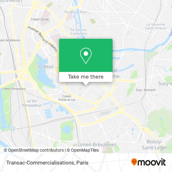 Transac-Commercialisations map