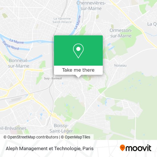 Aleph Management et Technologie map