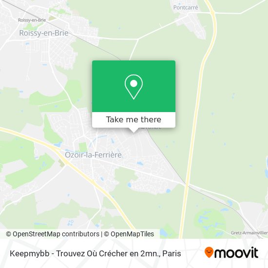 Mapa Keepmybb - Trouvez Où Crécher en 2mn.