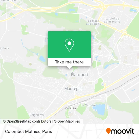 Colombet Mathieu map