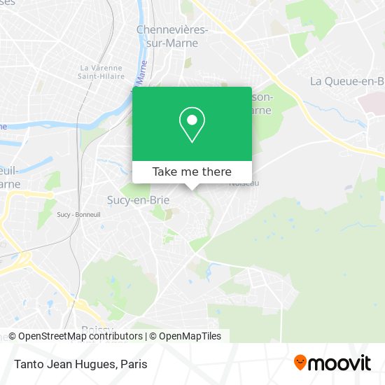 Tanto Jean Hugues map