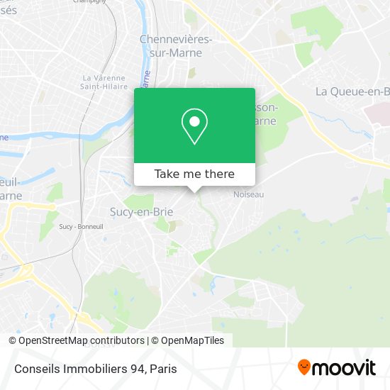 Conseils Immobiliers 94 map
