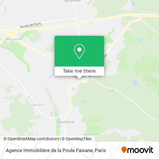 Agence Immobilière de la Poule Faisane map