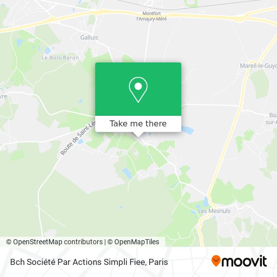 Bch Société Par Actions Simpli Fiee map