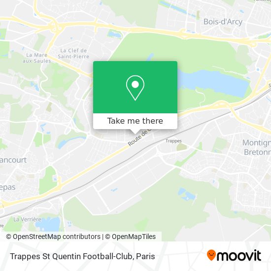 Trappes St Quentin Football-Club map