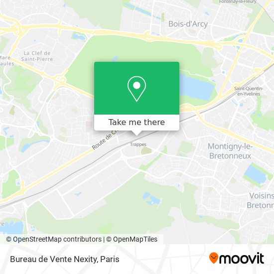 Bureau de Vente Nexity map