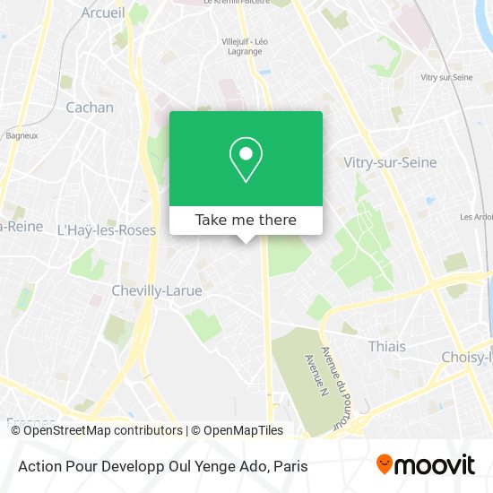 Action Pour Developp Oul Yenge Ado map