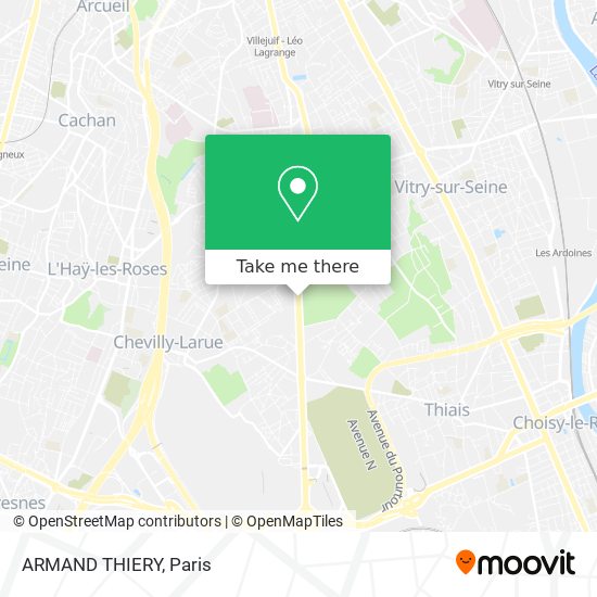 ARMAND THIERY map