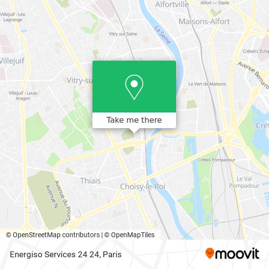 Energiso Services 24 24 map