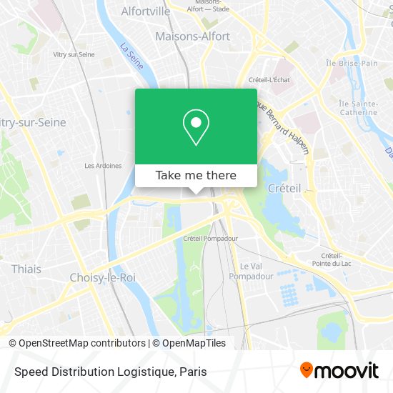 Speed Distribution Logistique map