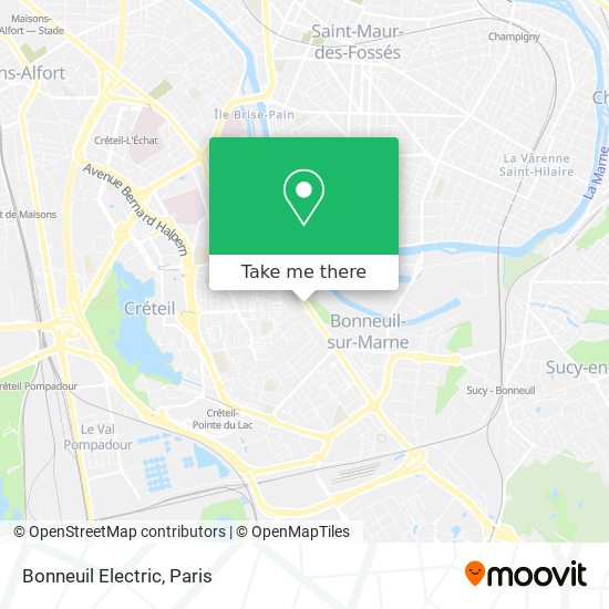 Mapa Bonneuil Electric