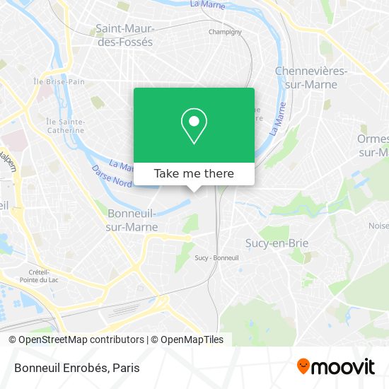 Mapa Bonneuil Enrobés