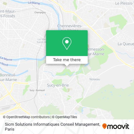 Sicm Solutions Informatiques Conseil Management map