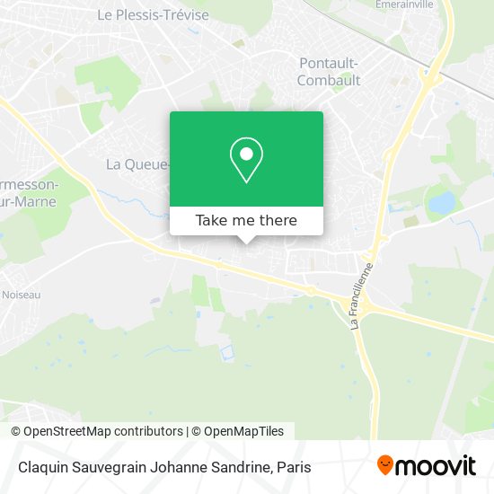 Claquin Sauvegrain Johanne Sandrine map