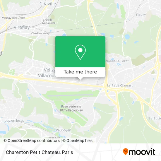 Charenton Petit Chateau map