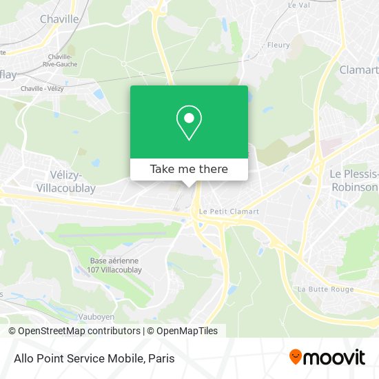 Mapa Allo Point Service Mobile