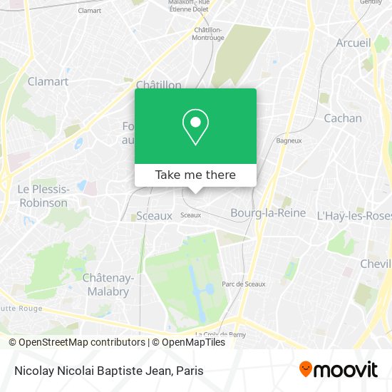 Nicolay Nicolai Baptiste Jean map