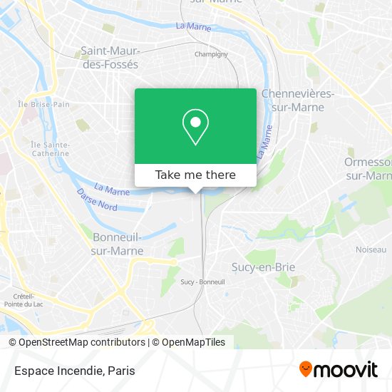 Espace Incendie map