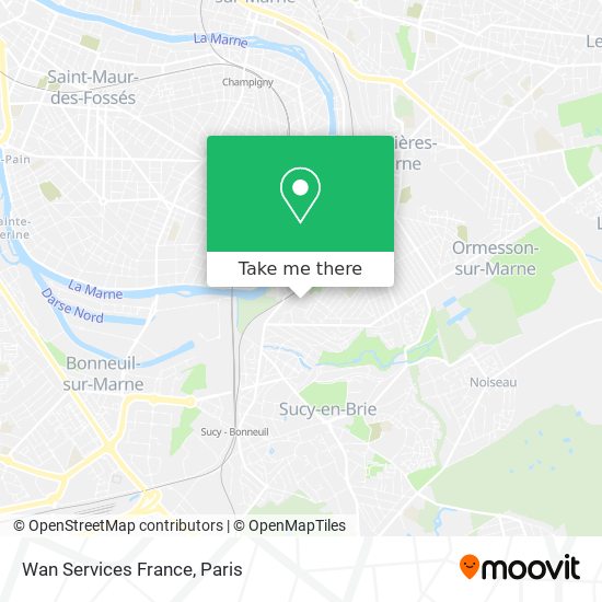 Wan Services France map