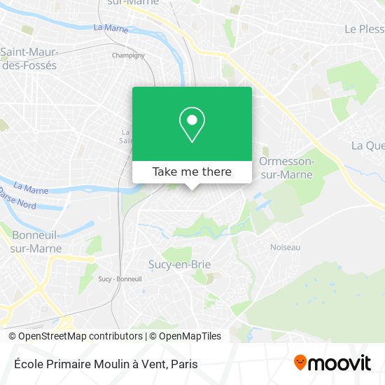 Mapa École Primaire Moulin à Vent