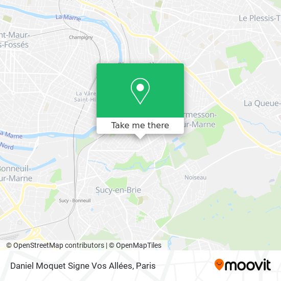 Mapa Daniel Moquet Signe Vos Allées