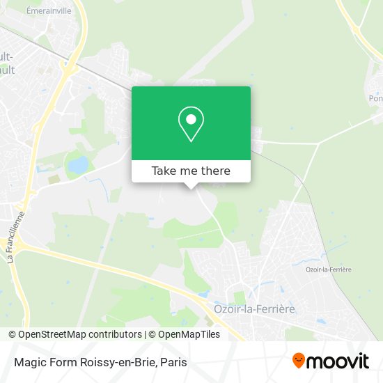 Magic Form Roissy-en-Brie map