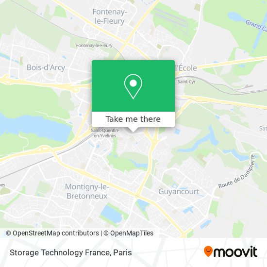 Mapa Storage Technology France