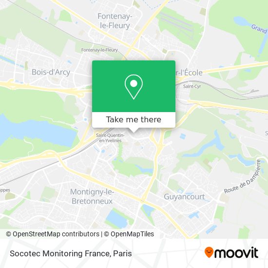 Mapa Socotec Monitoring France