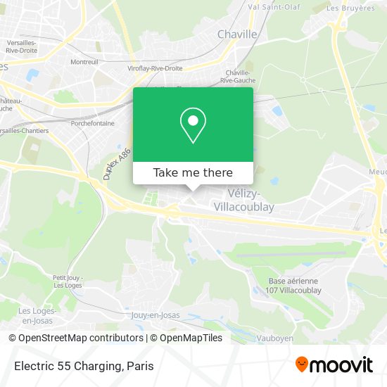 Electric 55 Charging map