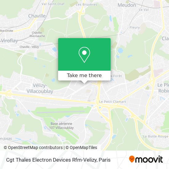 Cgt Thales Electron Devices Rfm-Velizy map