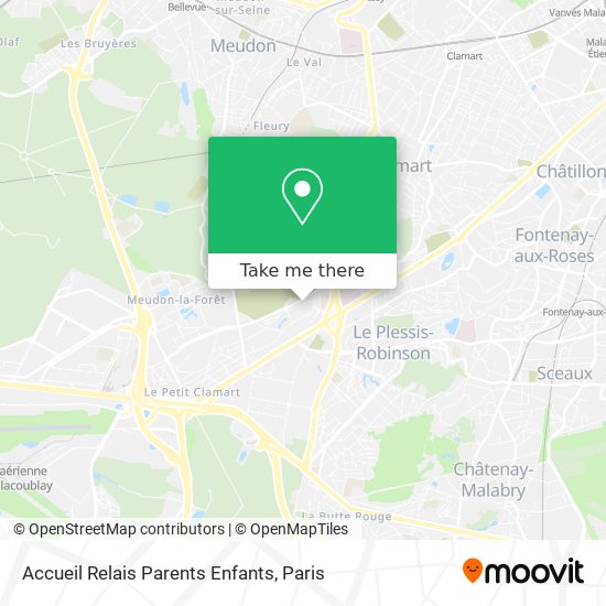 Accueil Relais Parents Enfants map