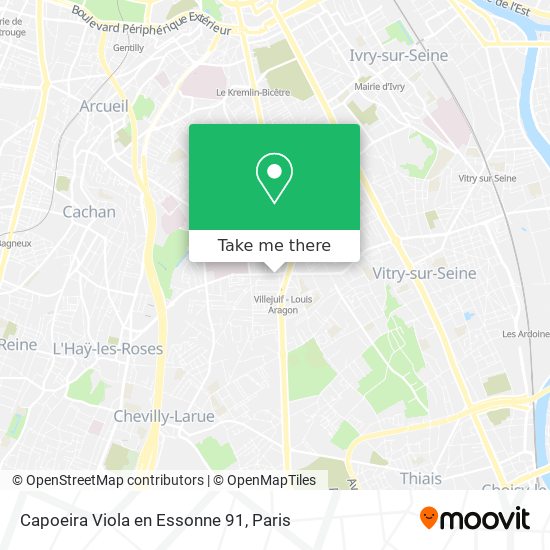 Mapa Capoeira Viola en Essonne 91