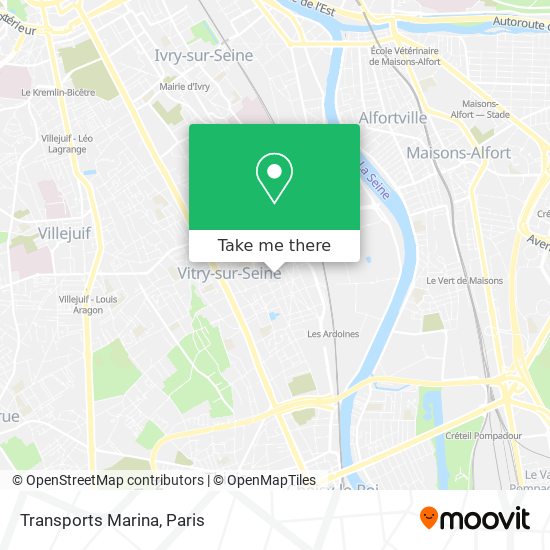 Mapa Transports Marina