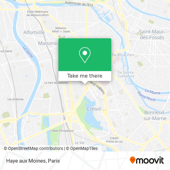 Haye aux Moines map