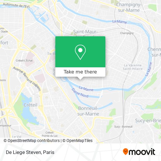 De Liege Steven map