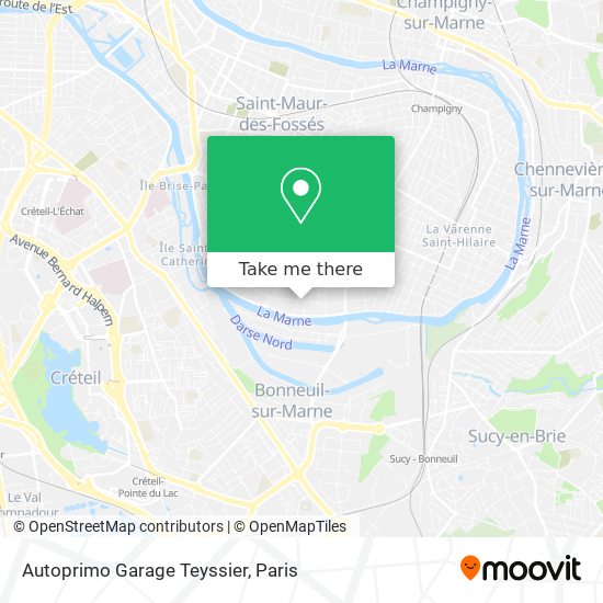 Autoprimo Garage Teyssier map