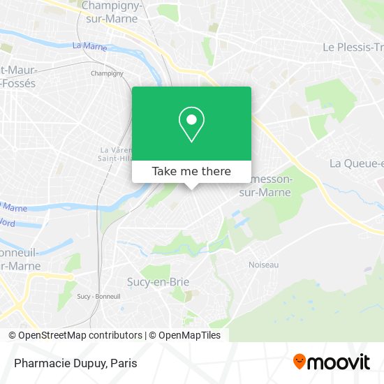 Mapa Pharmacie Dupuy