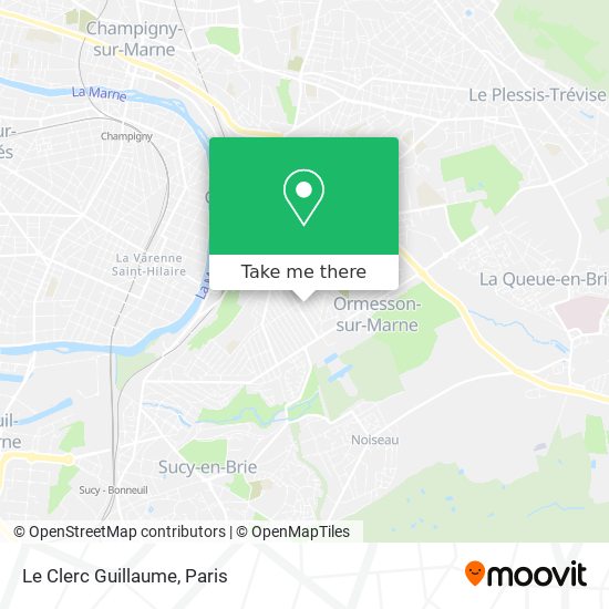 Le Clerc Guillaume map