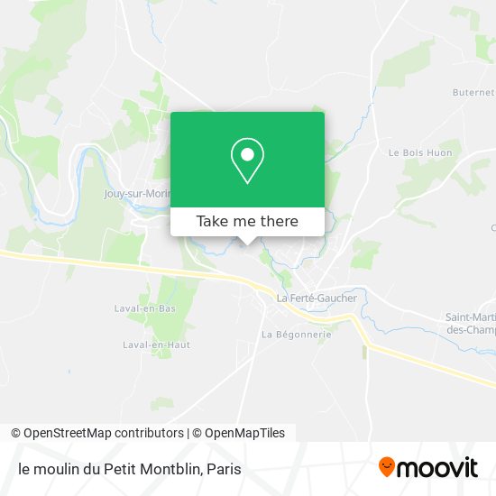 le moulin du Petit Montblin map
