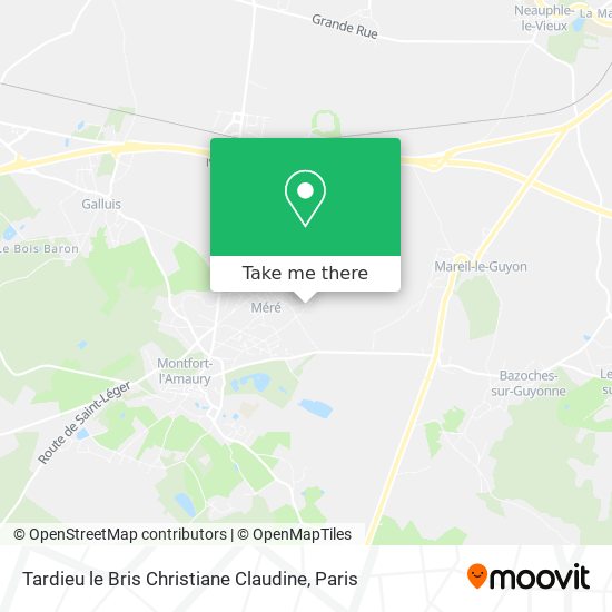 Tardieu le Bris Christiane Claudine map